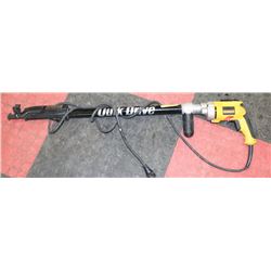 DEWALT QUIK DRIVE FLOORING DRILL.