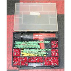 177) HILTI BX351 GUN SHOT & NAILS.