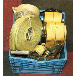51) CRATE OF INDUSTRIAL LOAD STRAPS.