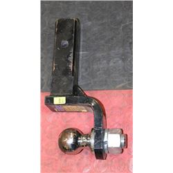 POWERFIST 4" DROP WALL MOUNT HITCH WITH 2 1/16"