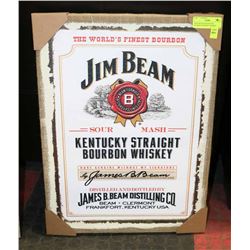 NEW JIM BEAN KENTUCKY BOURBON WHISKEY FRAMED