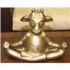 Image 1 : VINTAGE CERAMIC MEDITATING YOGA GIRAFFE.