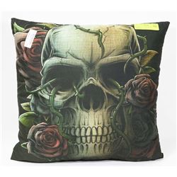 NEW SKULL CUSHION COVER WITH CUSHION