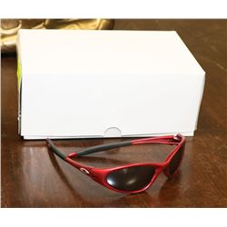 BOX OF OF OAKLEY REPLICA RED SUNGLASSES