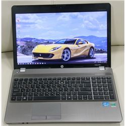 15.6" HP PROBOOK W/WIN 10/iNTEL i5/SSD DRIVE