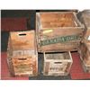 Image 1 : LOT OF 3 VINTAGE CRATES INCL 2 CANADA DRY AND ONE