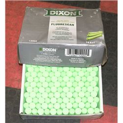 BOX OF DIXON UV SCANNABLE FLUORESCAN CHALK