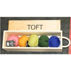 TOFT WOODEN GIFT BOX 100% WOOL