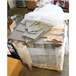 PALLET OF 24"x24" GREY TILE AS IS SOME DAMAGED