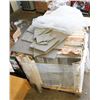 Image 1 : PALLET OF 24"x24" GREY TILE AS IS SOME DAMAGED