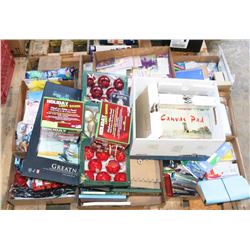 PALLET OF OFFICE SUPPLIES, ARTS & CRAFT SUPPLIES,