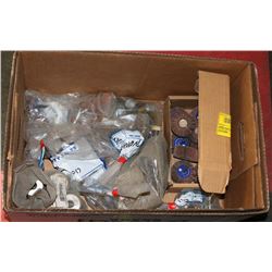 BOX OF WHEEL FLAPS & DISC CONES
