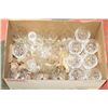 Image 1 : ESTATE BOX OF CRYSTAL GLASSWARE.