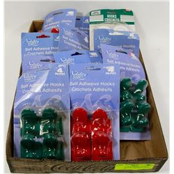 LOT OF 12 NEW 4 PACKS OF WALL HANGERS