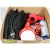 Image 1 : LARGE BOX OF RV SUPPLIES INCL. 2 NEW 3 IN. X