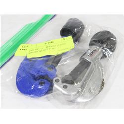 TWO PIPE CUTTERS INCLUDING RIDGID NO 150 1/8" TO