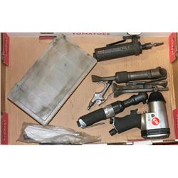 LARGE FLAT W/AIR TOOLS & ACCESSORIES