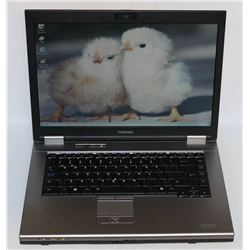 TOSHIBA TECRA WIN 7 PRO LAPTOP WITH AC ADAPTER