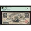 Image 1 : 1886 $10 Silver Certificate PCGS 30