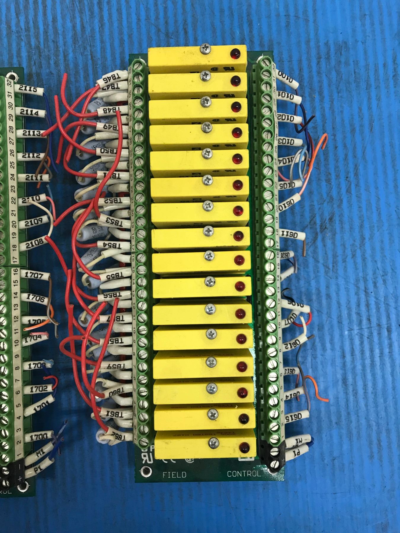 LOT Opto 22 G4PB16T Field Control Module Board Mounting Rack W/ Input ...