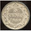 Image 1 : 1880 Newfoundland Five Cents