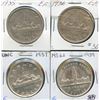 Image 1 : 1935 to 1939 Silver Dollars - Lot of 4