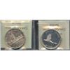 Image 2 : Lot of 2 ICCS Graded Silver Dollars