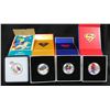 Image 2 : Canada - RCM Iconic Superman Comic Book Covers Mint 4 Coin Set.