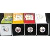 Image 2 : Canada - RCM Iconic Superman Comic Book Covers Mint 4 Coin Set.