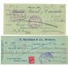 Image 2 : Lot of 10 CHEQUES