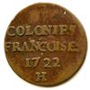 Image 2 : Br. 506. 9 Deniers. 1722/1-H. (La Rochelle).