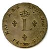 Image 1 : Br 508. Billon Double Sol of 24 Deniers. 1739 A. (Paris).