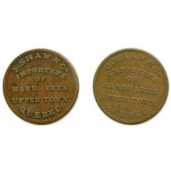 Lot of Two Lower Canada Tokens.