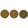 Image 2 : Lot of Three Speed the Plough Halh Penny Tokens.