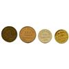 Image 1 : Lot of Four Ontario Tokens.