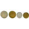 Image 2 : Lot of Four Post-Confederation Quebec Tokens.