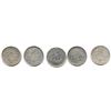 Image 2 : Lot of Five Post-Confederation Quebec Tokens.