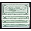 Image 2 : Bank of Canada $1, 1954 - Lot of 4 Replacement Notes