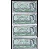 Image 1 : Bank of Canada $1, 1954 - Lot of 4 Replacement Notes