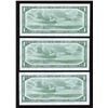 Image 2 : Bank of Canada $1, 1954 - Lot of 3 Replacement Notes