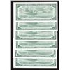 Image 2 : Bank of Canada $1, 1954 - Lot of 6 Consecutive Replacements
