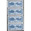 Image 2 : Bank of Canada $5, 1954 - Lot of 4 Replacement Notes