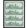 Image 2 : Bank of Canada $1, 1967 - Lot of 4 Consecutive Replacements