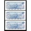 Image 2 : Bank of Canada $5, 1972 - Lot of 3 Consecutive Replacements