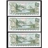 Image 2 : Bank of Canada $20, 1969 - Lot of 3 Consecutive Numbers