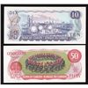 Image 2 : Bank of Canada $10 & $50, 1975 Low Serial Numbers - Lot of 2