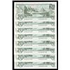Image 2 : Bank of Canada $20, 1979 - Lot of 8 Consecutive Numbers