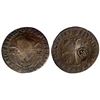 Image 1 : 1640 countermark on a 1593 circle with dot [Maringues Mint] Henri IV Douzain aux Deux H Couronnes, 3