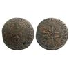 Image 1 : 1694-D [Lyon Mint] Recoined Sol de 15 Deniers, Gadoury 91.