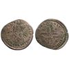 Image 1 : 1694-M [Toulouse Mint] Recoined Sol de 15 Deniers, Gadoury 93.
